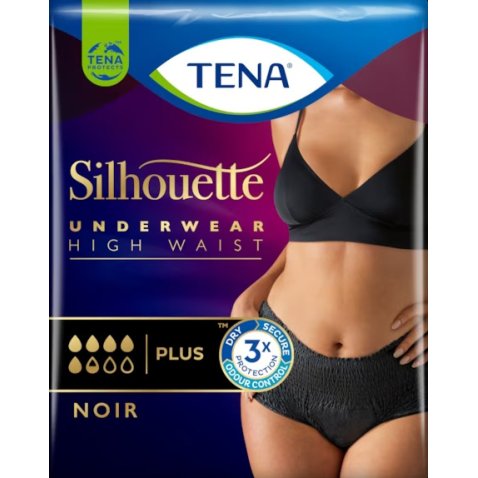 PANNOLONE A MUTANDINA ASSORBENTE TENA SILHOUETTE NOIR M VITAALTA 9 PEZZI