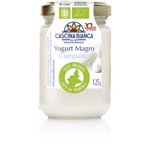 CASCINA BIANCA YOGURT MAGRO COMPATTO 125G VASETTO SINGOLO 125 G