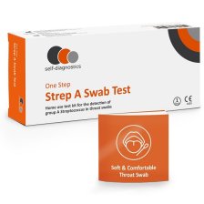 TEST AUTODIAGNOSTICO ONE STEP STREP A RILEVAZIONE QUALITATIVA ANTIGENI STREPTOCOCCO A IN TAMPONE FARINGEO