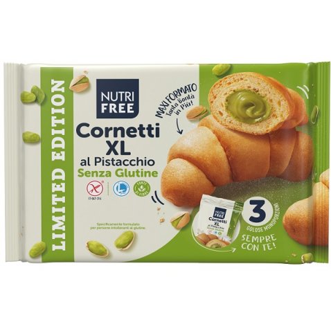 NUTRIFREE CORNETTI XL PISTACCHIO 3 PEZZI