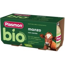 PLASMON BIO OMOGENEIZZATO MANZO CON CAROTE 2 PEZZI