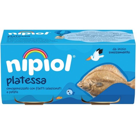 NIPIOL OMOGENEIZZATO PLATESSA 2 PEZZI DA 80 G