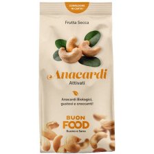 BUON FOOD ANACARDI ATTIVATI FRUTTA SECCA BIO 200 G