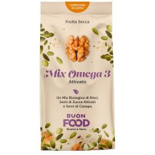 BUON FOOD MIX OMEGA 3 ATTIVATO FRUTTA SECCA BIO 200 G