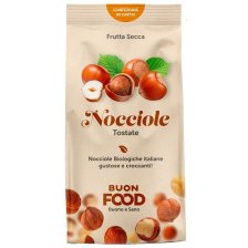 BUON FOOD NOCCIOLE TOSTATE FRUTTA SECCA BIO 200 G