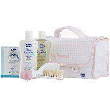 CHICCO BABY MOMENTS BEAUTY MANIGLIA ROSA BAGNO DELICATO CORPO-CAPELLI PELLI DELICATE 200 ML + CREMA CORPO PELLI DELICATE200 ML + ACQUA DI COLONIA BABY SMELL PELLI DELICATE 100 ML