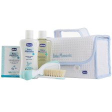 CHICCO BABY MOMENTS BEAUTY MANIGLIA AZZURRO BAGNO DELICATO CORPO-CAPELLI PELLI DELICATE 200 ML + CREMA CORPO PELLI DELICATE 200ML + ACQUA DI COLONIA BABY SMELL PELLI DELICATE 100ML