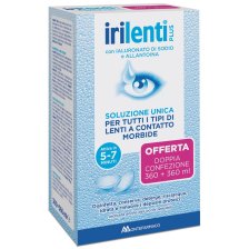 SOLUZIONE UNICA PER LENTI A CONTATTO IRILENTI 2 PEZZI DA 360ML