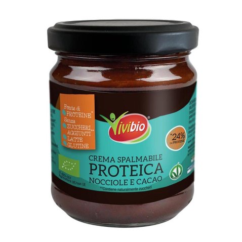 VIVIBIO CREMA NOCCIOLE CACAO PROTEICA 200 G