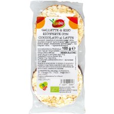 GALLETTE DI RISO CIOCCOLATO FONDENTE VIVIBIO 100 G