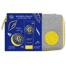 ROGER & GALLET TROUSSE NATALE UOMO KIT RASATURA 1 SHAVING BAR 100 G + 1 DOPOBARBA 75 ML