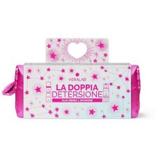 VERALAB KIT LA DOPPIA DETERSIONE 1 OLIO DENSO 80 ML + 1 SPUMONE 100 ML + 1 POUCH