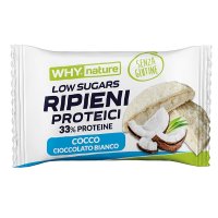 WHYNATURE RIPIENI PROTEICI COCCO CIOCCOLATO BIANCO 17 G