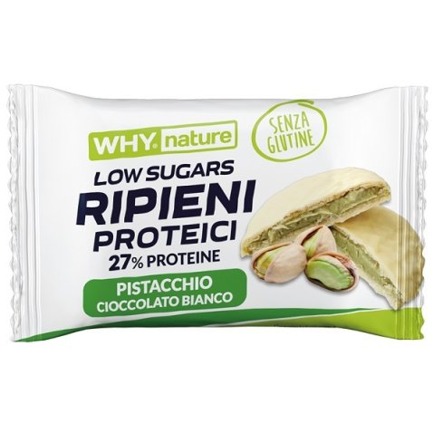 WHYNATURE RIPIENI PROTEICI PISTACCHIO CIOCCOLATO BIANCO 17 G