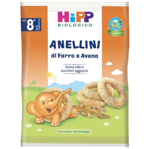 HIPP BIO ANELLINI FARRO AVENA 30 G