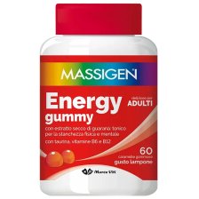MASSIGEN ENERGY GUMMY 60 CARAMELLE -  Integratore alimentare per aumentare l'energia e la concentrazione