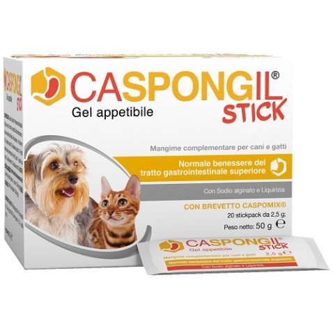 CASPONGIL STICK GEL APPETIBILE 20 STICKPACK DA 2,5 G