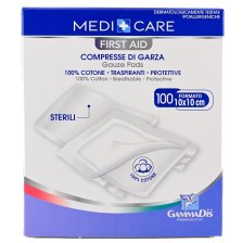 GARZA COTONE 10X10CM 100PZ