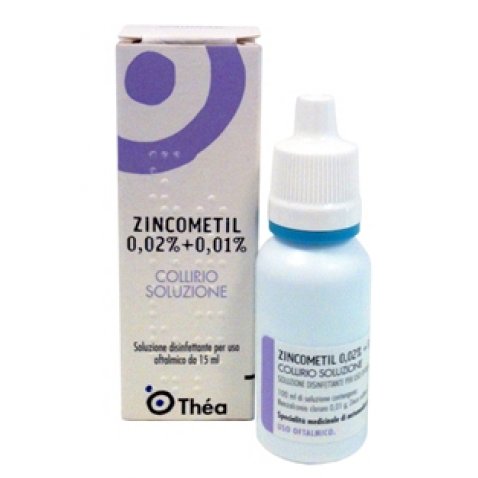 ZINCOMETIL*collirio 15 ml 0,02% + 0,01%