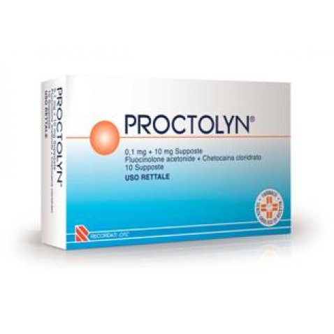 PROCTOLYN*10 supp 0,1 mg + 10 mg