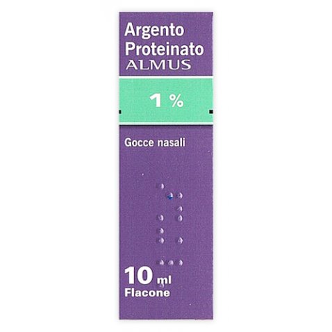 ARGENTO PROTEINATO (ALMUS)*AD gtt orl 10 ml 1%