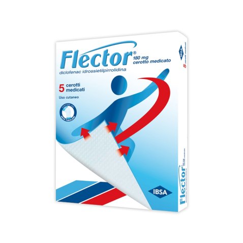 FLECTOR UNIDIE - 5 CEROTTI MEDICATI 180 MG