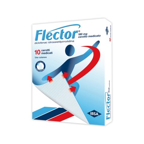 FLECTOR*10 cerotti medicati 180 mg