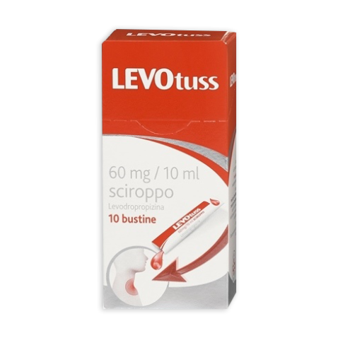 LEVOTUSS*sciroppo 10 bust 60 mg/10 ml