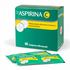 ASPIRINA C*40 cpr eff 400 mg + 240 mg con vitamina C