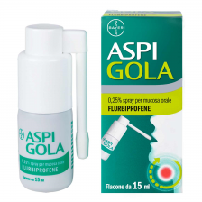 ASPI GOLA*spray mucosa orale 15 ml 0,25%