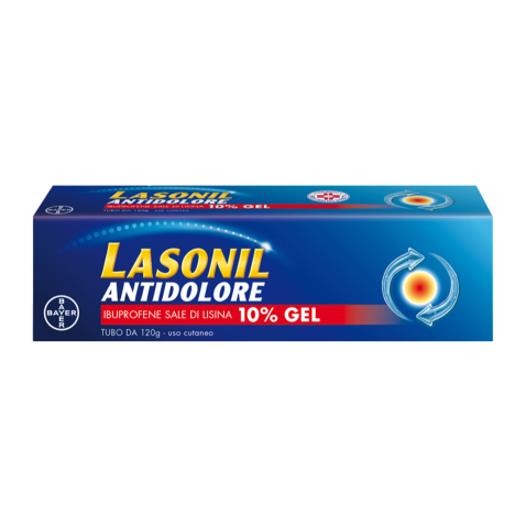 LASONIL ANTIDOLORE gel 120 g 10% - allevia il dolore muscolare e articolare in modo rapido ed efficace