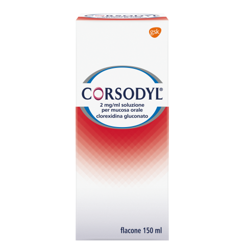 CORSODYL*collut 150 ml 200 mg/100 ml