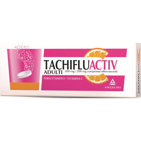 TACHIFLUACTIV*12 cpr eff 500 mg + 200 mg