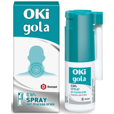 OKI GOLA spray mucosa orale 15 ml 0,16% - sollievo rapido e sicuro dal mal di gola 