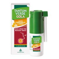 TANTUM VERDE GOLA*spray mucosa orale 15 ml 0,25% gusto camomilla e miele
