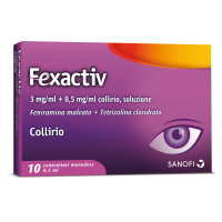 FLEXALLEGRA - FEXACTIV 10 FLACONI MONODOSE 0,5 ML 0,3 mg/ml + 0,5 mg/ml 
