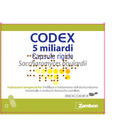 CODEX 12 capsule 5 mld 250 mg - probiotico per riequilibrare la flora batterica intestinale 