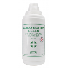 ACIDO BORICO (SELLA)*soluz u.e. 500 ml 3%