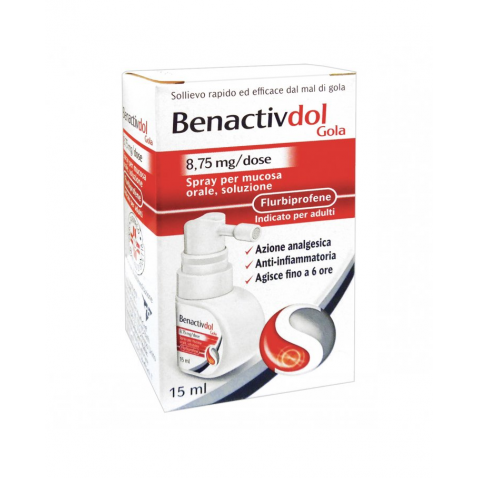 BENACTIVDOLMED*spray mucosa orale 15 ml 8,75 mg/ml